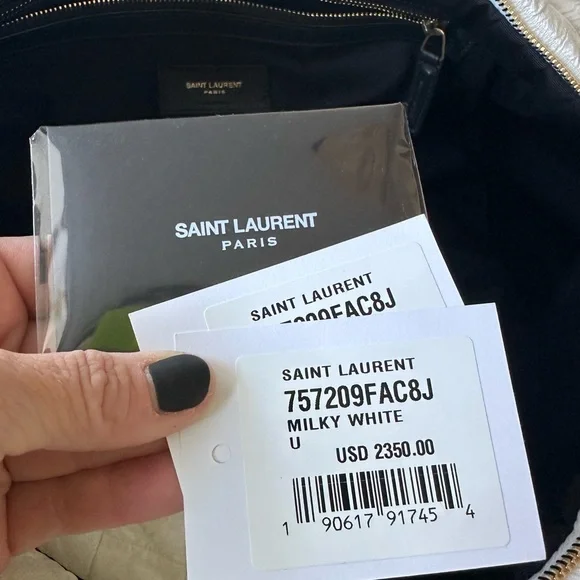 *SOLD* YSL Quilted Travel Duffle - Picture 12 of 12